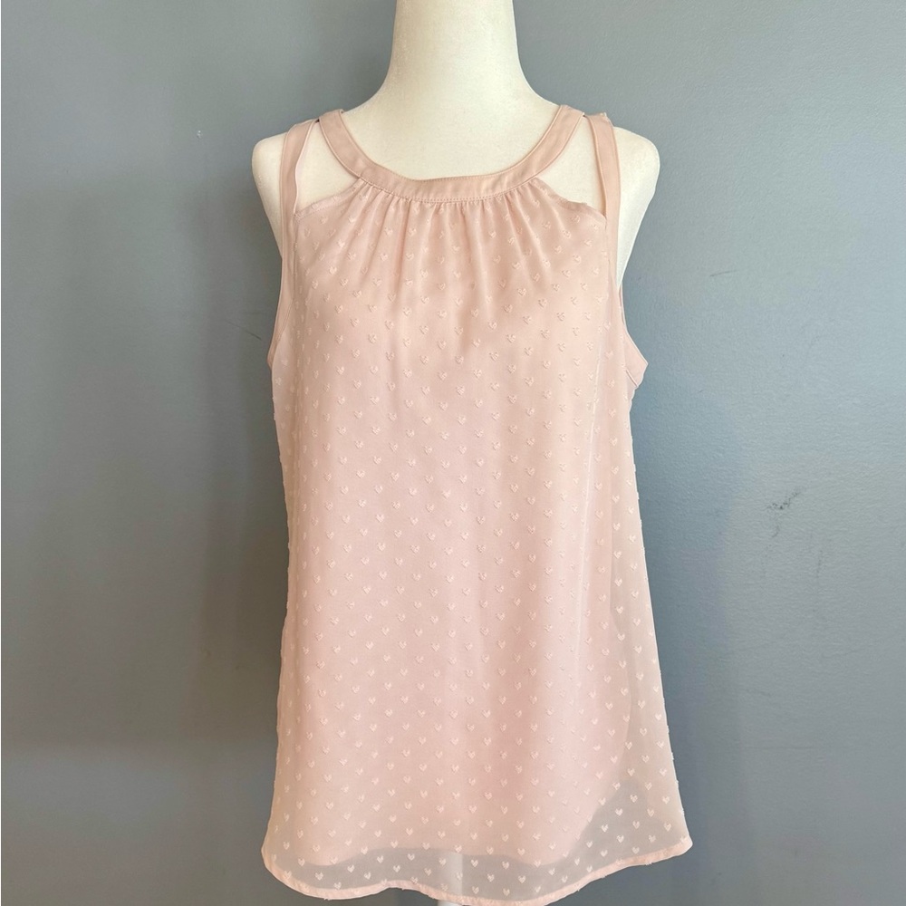 Candie's Light Pink Sleeveless Blouse